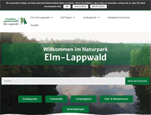 Tablet Screenshot of elm-lappwald.de